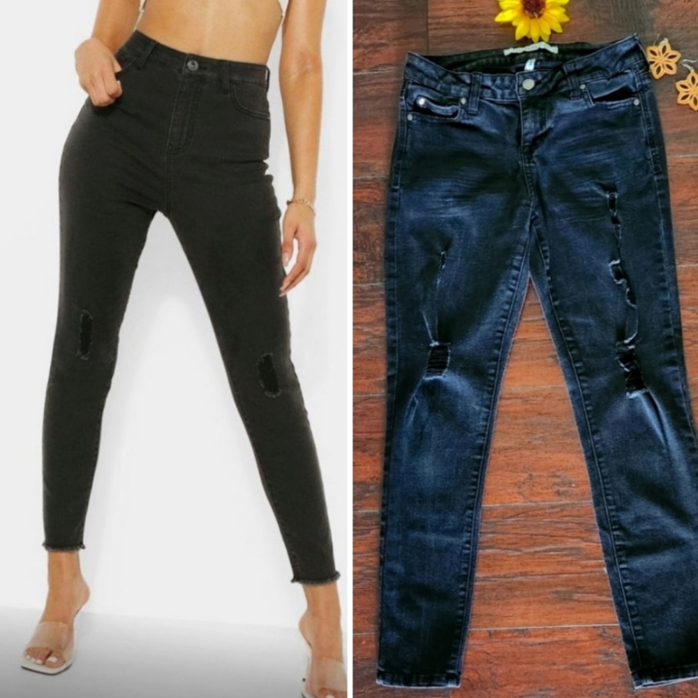 CELEBRITY PINK BLACK SKINNY JEANS 🖤